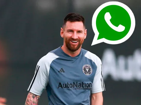 ¡Soñada! Se conoció la foto de perfil que Messi tiene en WhatsApp