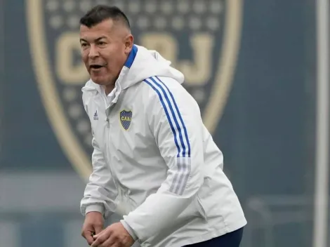 ¿Un indicio? Almirón, cerca de Campuzano en la práctica de Boca