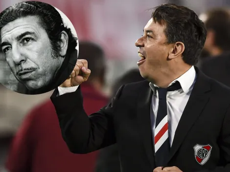 El día que Gallardo se vistió de Labruna: por qué lo hizo, la corbata y el hito del ídolo