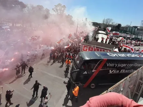 La espectacular despedida de los hinchas de River antes del Superclásico