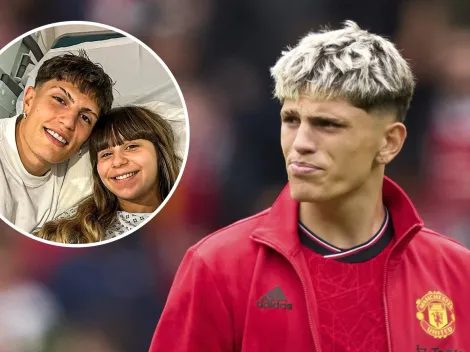 Alejandro Garnacho fue padre y enterneció las redes sociales: la primera foto de Enzo