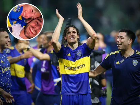 La inesperada foto del Toto Salvio minutos después del pase de Boca a la final de la Libertadores