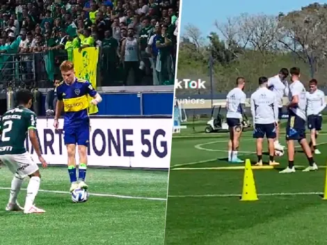 VIDEO | Marcos Rojo imitó a Barco en pleno entrenamiento de Boca y así reaccionó el Colo