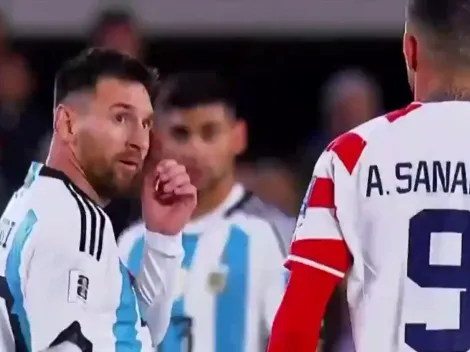 VIDEO | Sanabria, el ex compañero de Messi que ¡lo escupió! en pleno partido