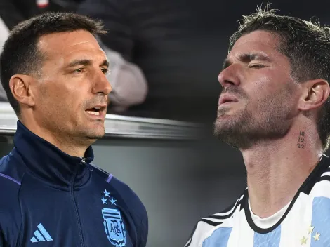 La sincera frase de Scaloni sobre De Paul: "Creo que puede dar más"