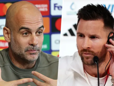 La respuesta de Guardiola a la comparación de Messi entre Argentina y su Barcelona