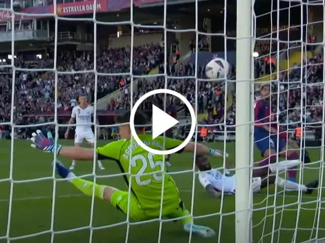 Kepa y el palo salvan al Real Madrid del segundo gol del Barcelona