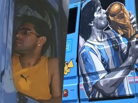 ¿Qué fue del Scania de Maradona? Así está el mítico camión de Diego