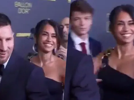 VIDEO | ASÍ fue el cruce entre Anto Roccuzzo y Sofi Martínez en la gala del Balón de Oro