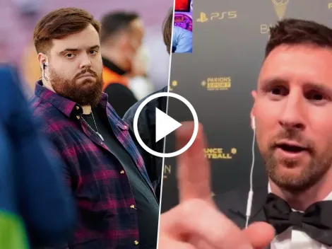 VIDEO | Messi cruzó en vivo a Ibai con un inesperado reproche
