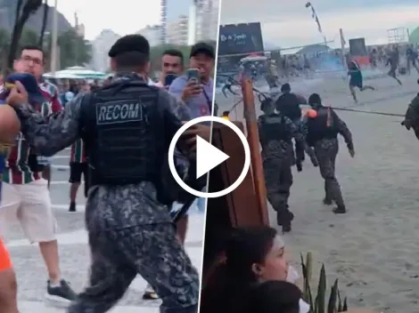 Emboscada de hinchas del Flu a los de Boca: corridas, golpes, robos y detenidos