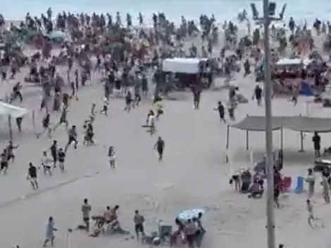 VIDEO | El momento exacto en el que la barra de Fluminense emboscó a los hinchas de Boca