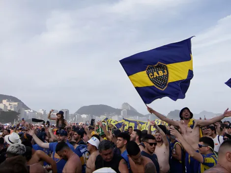 El padre de Figal se emocionó en el banderazo de Boca: "No sabe que estoy acá"