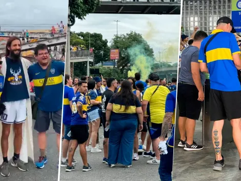 VIDEO | Río de Janeiro, COPADA por Boca: la locura de los hinchas yendo al Maracaná