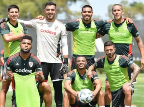 Tobías Leiva, el juvenil que se entrenó con la Primera de River