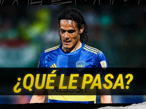 Los preocupantes números de Cavani desde que llegó a Boca