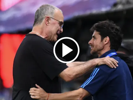 VIDEO | Te vas a emocionar: la frase que Bielsa soltó en su reencuentro con Aimar