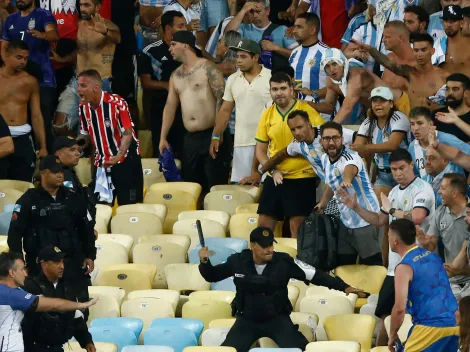 VIDEO | Brutal represión y palazos de la Policía de Brasil a los hinchas de Argentina en el Maracaná