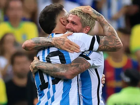 ¿Rodrigo de Paul dedicó el triunfo de Argentina ante Brasil a Tini Stoessel?