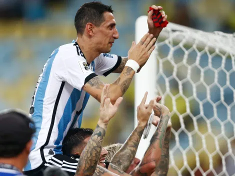 Los jugadores y los hinchas de Argentina le pidieron continuar a Di María