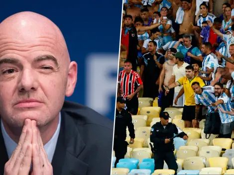Fuerte comunicado de Infantino por la represión en Brasil vs. Argentina