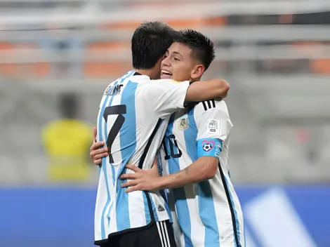 Echeverri brilló, Argentina goleó a Brasil y está en semifinales del Mundial Sub 17