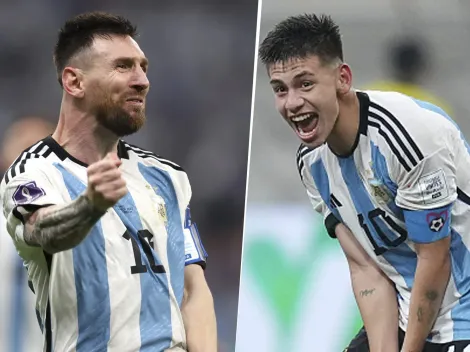 Calcados: los goles de Messi y Echeverri que comparan en las redes