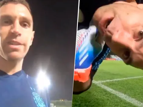 Revelan un video inédito de Dibu Martínez post caída con Arabia Saudita: "2-0 a México"