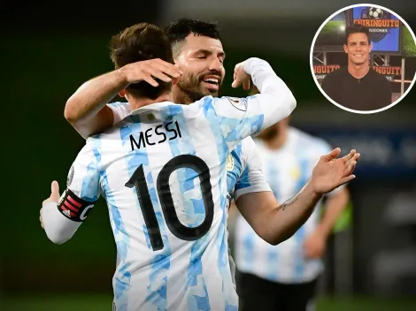 Kun Agüero destrozó a un periodista para defender a Messi: “Chupamedia”