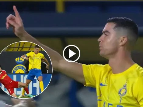 VIDEO | Cristiano Ronaldo simuló un penal, se lo cobraron y pidió que lo anulen