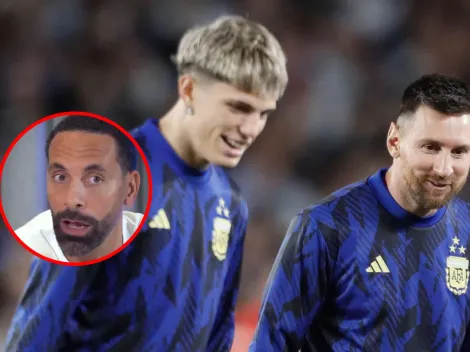 Ferdinand, sobre por qué Messi dejó de seguir a Garnacho: "¿Quién es el GOAT? Cristiano"