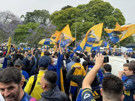 Las mejores imágenes del banderazo de Boca con Riquelme