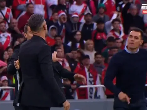 Demichelis y Farré tuvieron un fuerte cruce de palabras en Córdoba