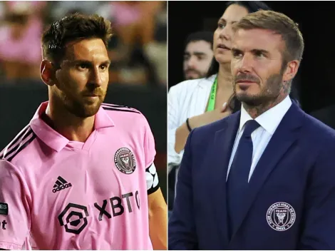 Lo que no se sabía de Beckham tras el primer gol de Messi en Inter Miami