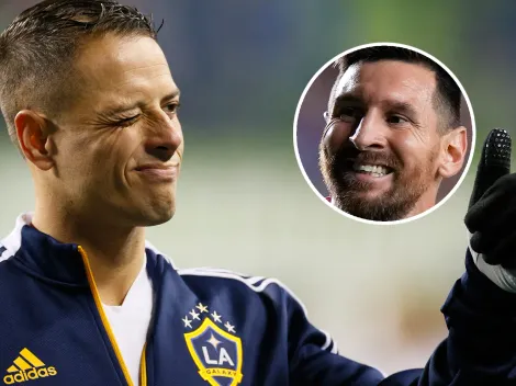 La llamativa respuesta de Chicharito cuando le preguntaron por Messi: "Algo decidí bien"