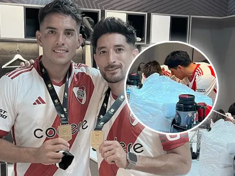 La foto que expuso al Diablito Echeverri en el vestuario de River