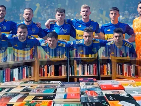 Es viral: el jugador de Boca que disfruta sus vacaciones en una librería