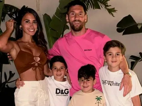 Rodeado de familia, así recibió Lionel Messi el 2024