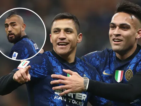 Para defender a Alexis Sánchez, Vidal le apuntó a Lautaro Martínez