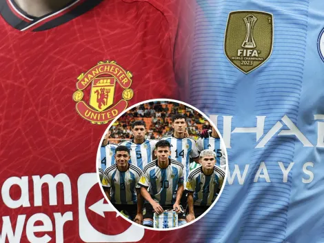Manchester United quiere copiar al City con Echeverri y busca a una joya del fútbol argentino