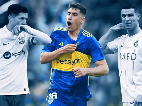 La estadística en la que Merentiel supera a Cristiano Ronaldo y Lewandowski