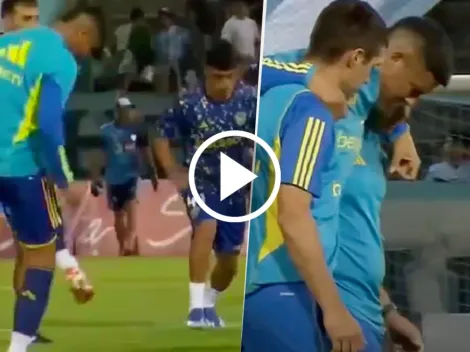 Alarma total en Boca por la lesión de Marcos Rojo en plena entrada en calor: el video