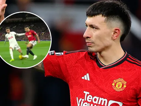 VIDEO | Lisandro Martínez tiró un terrible caño y lo ovacionó todo el Old Trafford