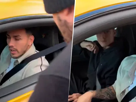 Indignante: hinchas de la Roma apretaron a Paredes y Dybala