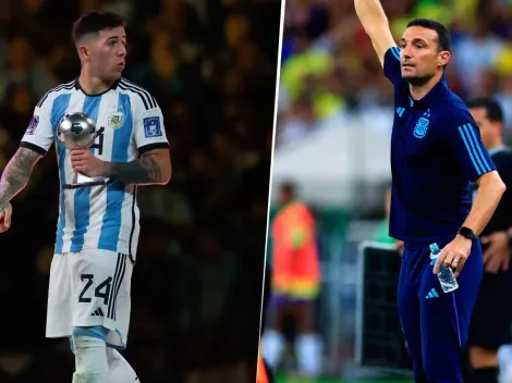 Enzo Fernández confesó cómo se tomó la Selección Argentina el anuncio de Scaloni