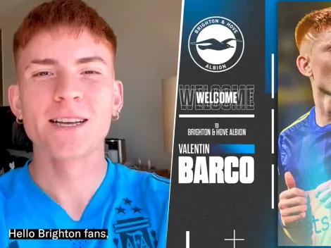 VIDEO | Barco fue presentado en Brighton y se animó a hablar en inglés