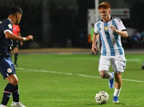 Con un gol agónico, Argentina empató ante Paraguay en su debut en el Preolímpico