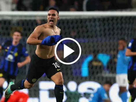 VIDEO | Encendido: el gol agónico de Lautaro Martínez en la Supercopa de Italia