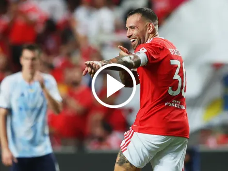 VIDEO | Otamendi llegó como delantero y metió un golazo para Benfica