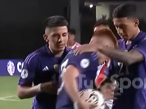 VIDEO | Lo que no se vio de la reacción de Barco cuando Almada le pidió el penal